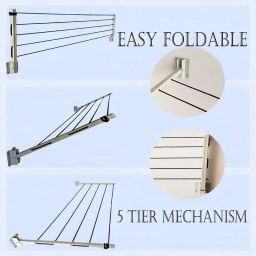 Steel Wall Cloth Dryer Stand New_3T-NEW-13-picture-16