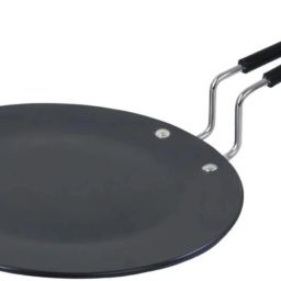 Traditional Cooking Excellence: Heavy-Duty Pre-seasoned Iron Tawa - 9.5 Inch Tawa 24.5 cm diameter-2