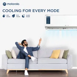 motorola 2025 2 Ton 3 Star Split Inverter Expandable 7-in-1 Convertible with Rapid cool technology AC with Wi-fi Connect- White image 5