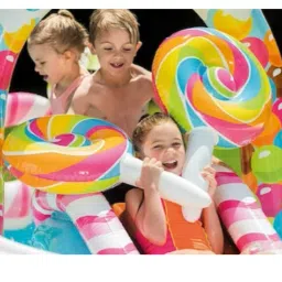 Children's pool (IND*710) inflatable Candy Play Center Inflatable Swimming Pool-image-86