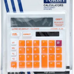 OT-512 WTC Basic Calculator – Dual Power, 12 Digit, Check & Correct (Orange) OT-512 WTC Basic Calculator – Dual Power, 12 Digit, Check & Correct (Orange) Basic Calculator-picture-13