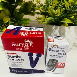 surya tec bg03 50 Glucometer Strips-20