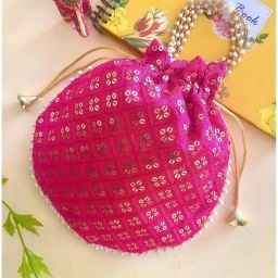 Women Pink Potli-image-20