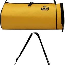 18 L Gym Duffel Bag - Duffel Gym Bag WITH Pocket for Men Women BOYS WITH COMBO - Yellow, Yellow-image-91