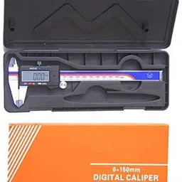divinext Aerospace Digimatic Caliper 0–150 mm/0–6 inch Metric/Imperial Dual Reading Electronic Aero Space Digital Vernier Caliper with Storage Box Case + Extra Spare Battery + Large LCD Display + IP54 Water Resistant Hardened Stainless Steel Vernier Caliper Micrometer Electronic Gauge Micrometer Ruler Tool Used for 4 Way Measurement Inside + Outside + Depth + Step AEROSPACE Micrometer Screw Gauge-picture-13