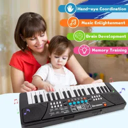 The 37 Key Piano Keyboard Toy with Recording, Mic and USB Cable for Power-121-17