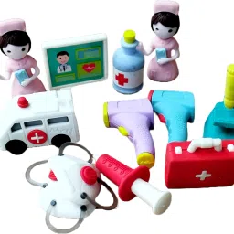 Unique Doctor Playset for kids Non-Toxic Eraser-26