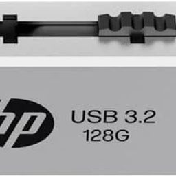 HP 818W USB3.2 128 GB Pen Drive Compatible with Laptop, Netbook, Desktop Computer USB 3.2 Metal Case image 2
