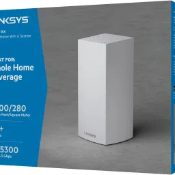LINKSYS MX5300-AH Mesh Router 2.4 GHz, 5 GHz 5300 Mbps Wifi Speed Tri Band Internal Antenna Ethernet (Cable Broadband) image 5
