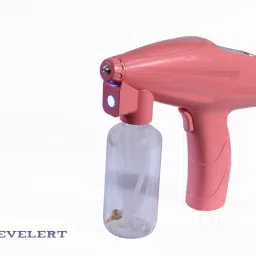 levelert DS250 Pink battery operated wireless blue ray nano atomizer atomization gun disinfection fog machine handheld mist spray gun with LED Fog & Haze Machine Fog & Haze Machine image 3
