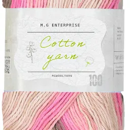 Summer Bloom VIII 100 gms 100% Cotton Ball Hand knitting Cotton Yarn-image-62