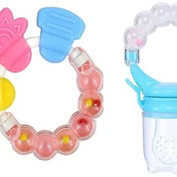 Baby Teether Silicone Teether for 6 to 12 Months Baby Bpa Free Teether and Feeder-picture-35