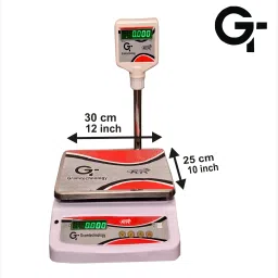 GRAMTECHNOLOGY GT Scale Capacity 50kg Pole Digital Weight Machine Table Top Weighing for Shop Weighing Scale image 2