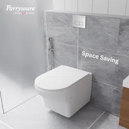parryware Linea Plus Push Plate Square |Cistern Flush Actuator for Mechanical Inwall Tanks Flush Tank Lever image 4