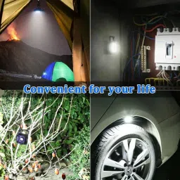 lovmoto Small LED Flashlight COB Rechargeable Keychain Q70 LED Lantern image 2