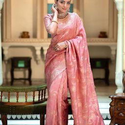 KALINI Woven Design Zari Designer Banarasi Saree-image-58