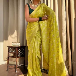 KALINI Zari Woven Design Banarasi Saree-image-40