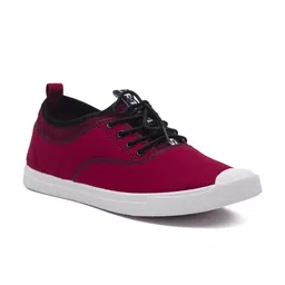 ASIAN Men Maroon Colourblocked Sneakers-16
