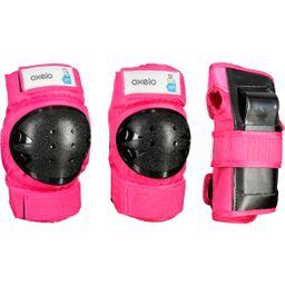 Kids' 2 x 3-Piece Skating Skateboard Scooter Protective Gear Basic - Pink-image-24