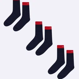 AIR GARB Pack of 3 Polka Dot Printed Premium Calf-Length Socks-picture-39