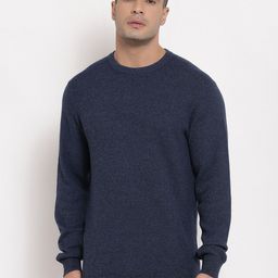 Red Tape Men Navy Blue Pullover-image-61