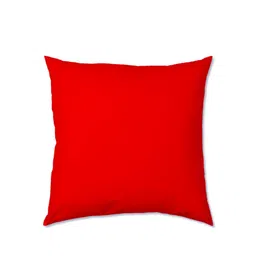 Athom Trendz Red & Yellow Set of 2 Abstract Square Cushion Covers image 4