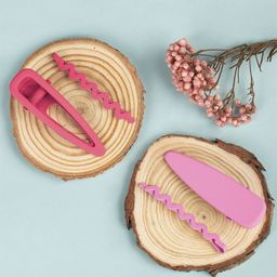 Arendelle Girls Set of 4 Pink Hair Accessory Set-23