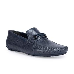 ROSSO BRUNELLO Men Textured Leather Formal Horsebit Loafers-picture-42