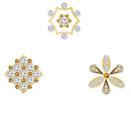 Comet Busters 3Pcs Stick On Self Adhesive Nose Studs image 2