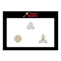 Comet Busters Self Adhesive Stone Studded Nose Studs image 4