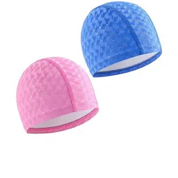 EL REGALO Unisex Set Of 2 Printed Swimming Cap-14