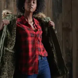 Rookie Parka with Faux Fur Trim-17