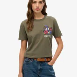 Old School Tattoo Relaxed T-Shirt-image-34