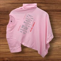 Men Printed Round Neck Cotton Blend Pink T-Shirt-image-5