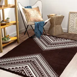 Brown, Beige Chenille Carpet-image-32