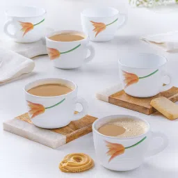 Pack of 6 Opalware Firefly 140 ml Opalware Cup Set-image-7