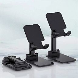 Ribber Mobile Stand for Table, Kitchen & Office Use | Hands-Free Phone Holder (Black) Mobile Holder-image-54