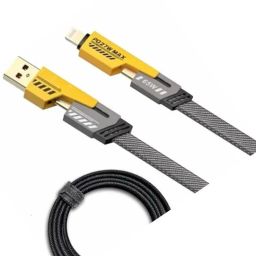 RENTOOR New All-in-One Quick Charging Data Cable 4 IN 1 For All Smartphones Charging Pad-image-73