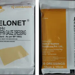 JELONET PARAFFIN NON-ADHESIVE OPEN-MESH STERILE GAUZE 10CM X 10CM (20 DRESSING) Gauze Medical Dressing-image-13