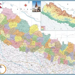 Nepal Map Paper Print-image-10