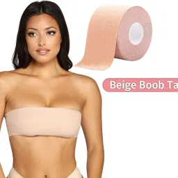 Women's Cotton Spandex Multipurpose Breast Lift Tape. Nursing Breast DN115 Nursing Breast Pad-image-81