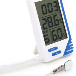 MCP Healthcare KT-908 Digital In&Out door Thermo & Hygro Temperature Humidity Meter With Sensor Cable Thermometer-14
