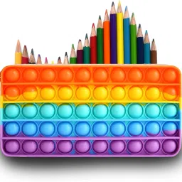 School Supplies for Kids Rainbow Art EVA Pencil Box-13