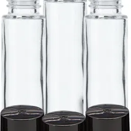 Empty Clear Glass Roll On Bottles for Essential Oil, Perfume, Lip Balm, Aroma 10 ml Bottle-19