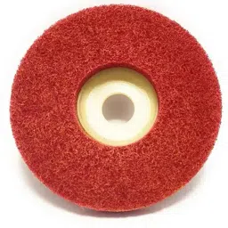 4inch Buffing Wheel Non woven Fabric Disc for debarring, cleaning, matt Metal Polisher-picture-9