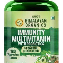 Immunity Multivitamin with Probiotics - 180 Veg Tablets-6