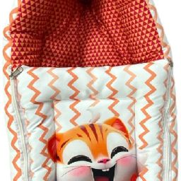 3 in 1 Sleeping Bag & Carry Nest, Cotton Baby Bedding for New Born & Infant Sleeping Bag-12