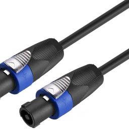 16.4FT Speakon Cable, Speakon Male to Male Cable for Speaker ,DJ , Amplifier Double Angled TS Patch Cable-image-51