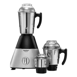 MAHARAJA WHITELINE Infinimax HD 1000 Watt 3 Jars Mixer Grinder (20000 RPM, 5-in-1 Blades, Black/Silver)-image-31