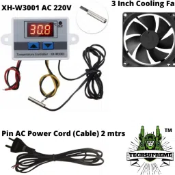 TechSupreme W3001 Intelligent Digital Thermostat temperature controller Combo for Incubator Multipurpose Controller image 2